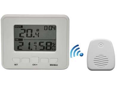 Wireless Thermo-hygrometer Clock