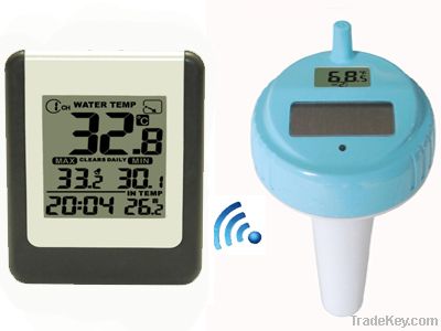 Wireless Solar Swimming Pool Thermometer