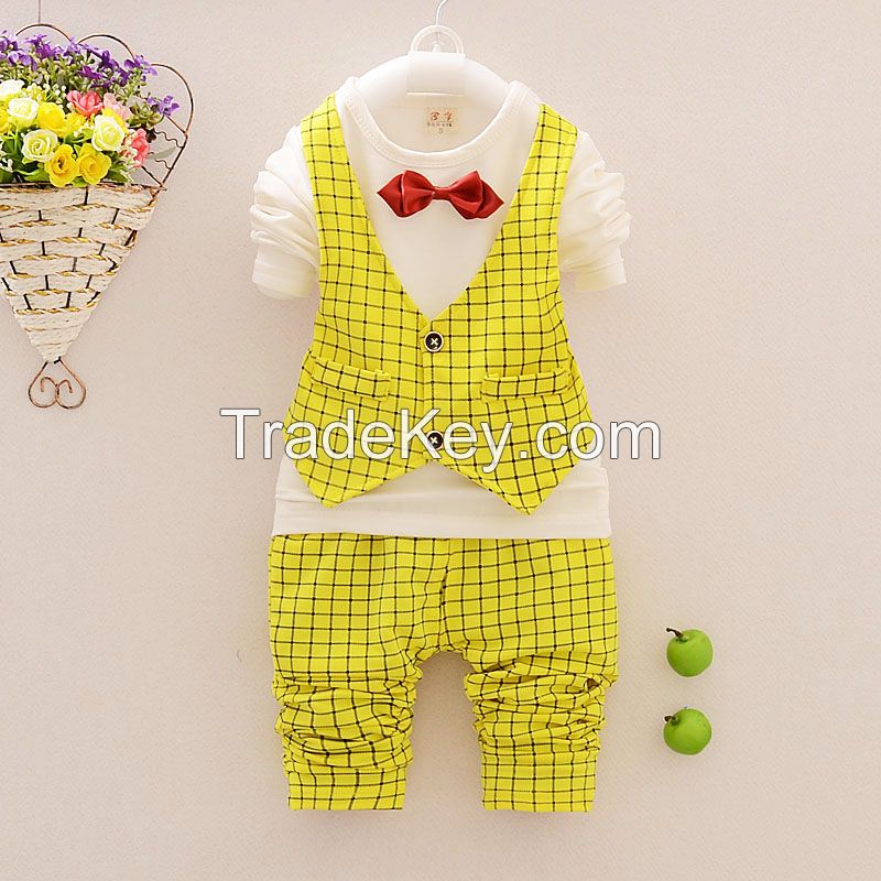 2015 boy garments fashion design for spring and autumn