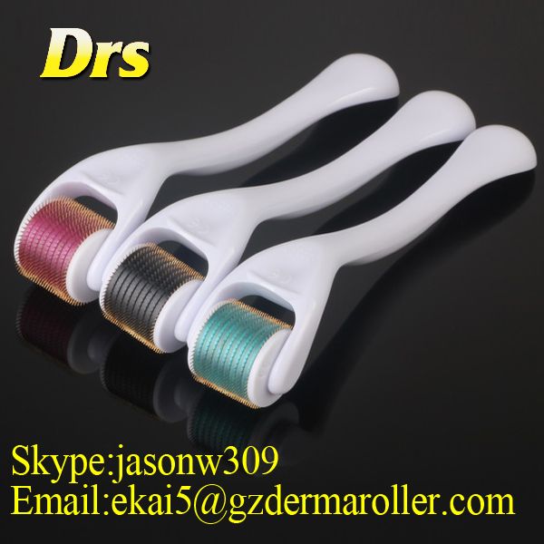 Best selling derma roller 600 needles with replaceable head