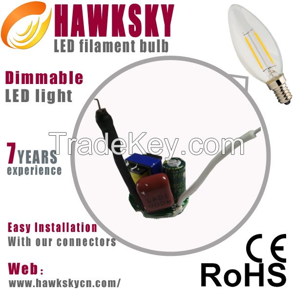 Seven Years Experience CE ROHS Certificate Led Light Filament Manufacturer