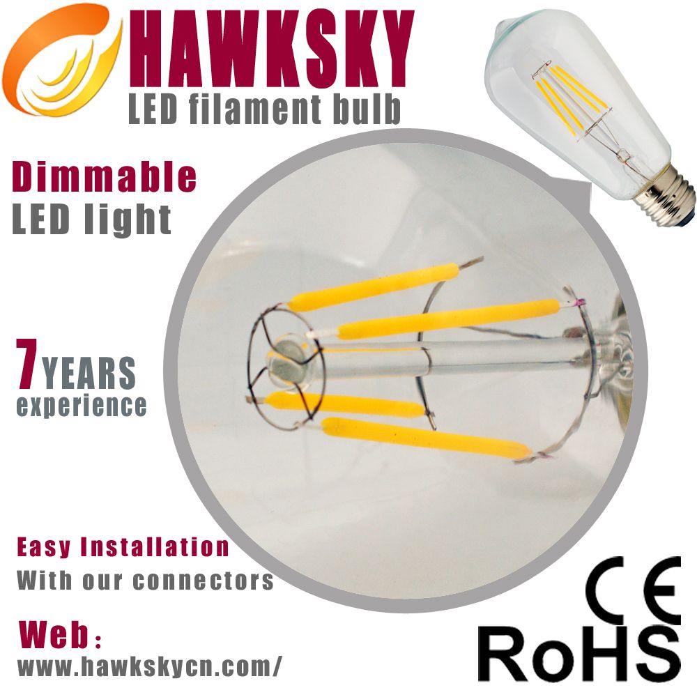 LED Dusk To Dawn Sensor Led Filament Lamp