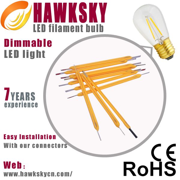 Factory Directly Price E27 6000K Led Light Filament Wholesaler