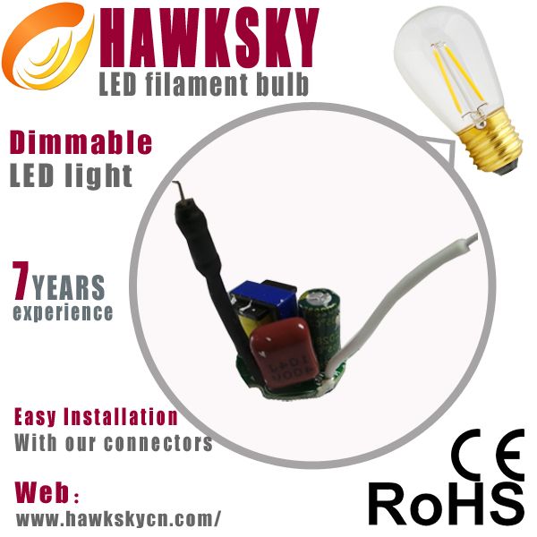 Factory Directly Price E27 6000K Led Light Filament Wholesaler