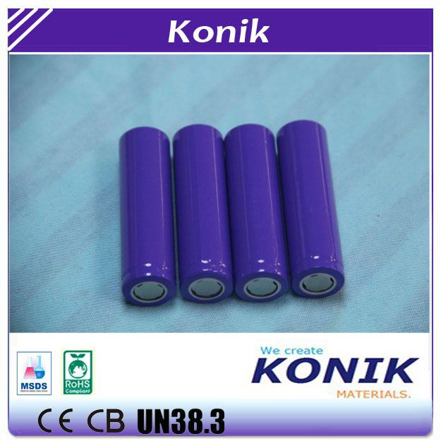 1800mAh  3.7V 18650 li-ion rechargeable battery