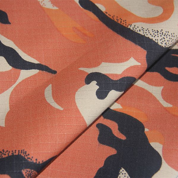 50 cotton 50 polyester ripstop camouflage printed fabric