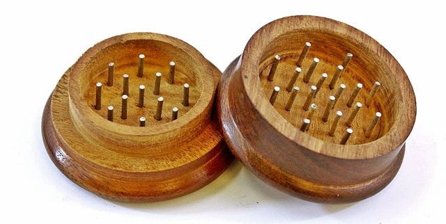 wooden grinder