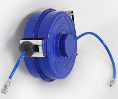  RETRACTABLE AIR HOSE REEL W/ 25 FT  HOSE 