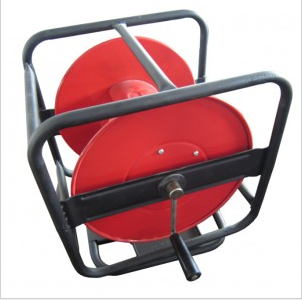 MANUALSTEEL CONSTRUCTION  AIR/WATER HOSE REEL W/ 50 FT  HOSE 