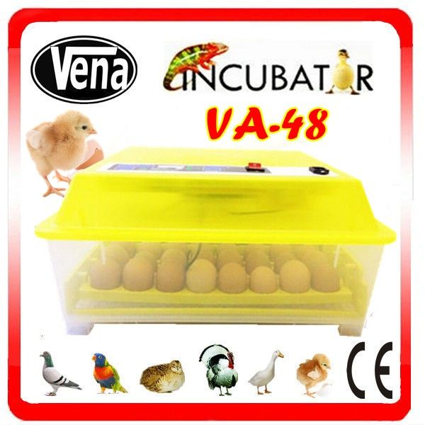 2014 VA-48 Fully Automatic Energy Saving Transparent Mini Chicken Egg Incubator