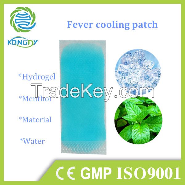 Kangdi oem factory of reduce fever cooling gel patch.