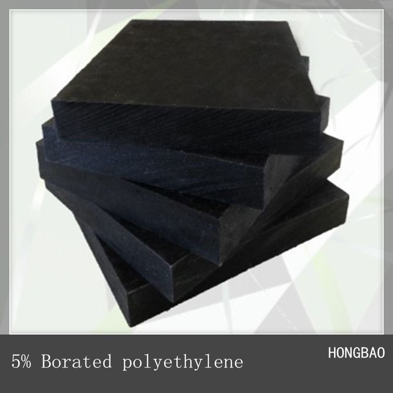 Borated polyethylene sheet for neutron shielding