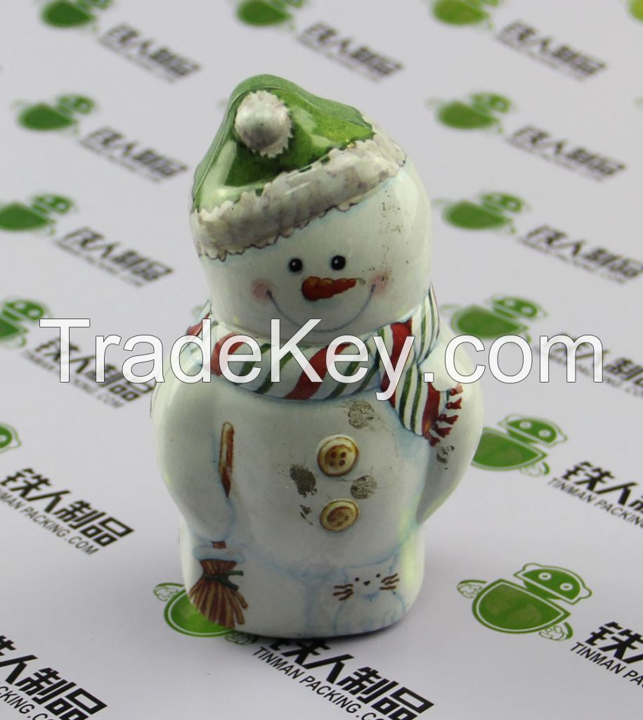 European style, Snowman Christmas Holiday gifts, different shaped gift