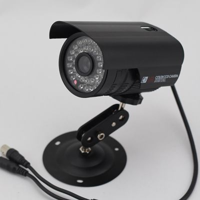 Waterproof Indoor Outdoor Black Bullet Security CCTV Camera