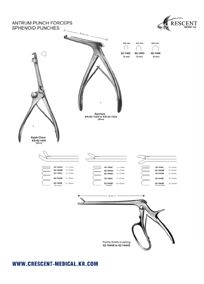 Antrum Punch Forceps Sphenoid Punches