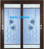 Tempered Glass Door with Silkscreen Printing