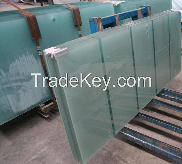 Competitive Price Clear Tempered Glass Door 
