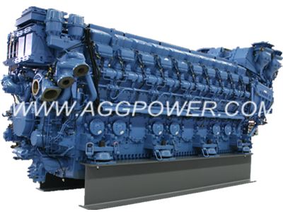 MTU diesel generator open or soundproof