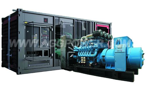 MTU diesel generator open or soundproof