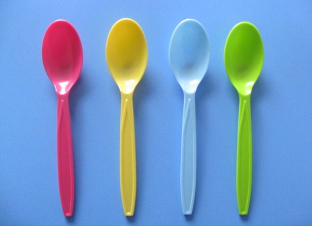 beautiful spoon witn various color
