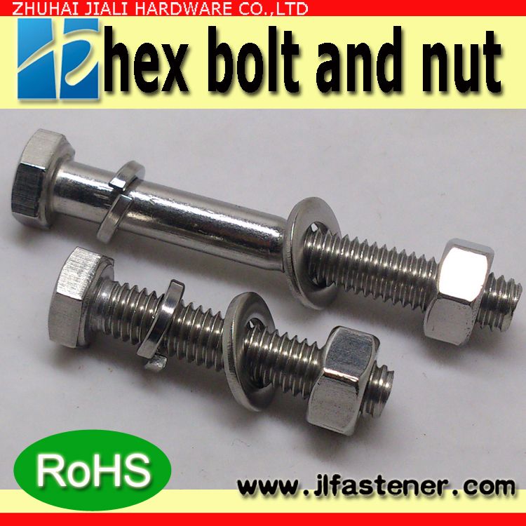 stainless steel 304 DIN933/DIN931 hex bolt