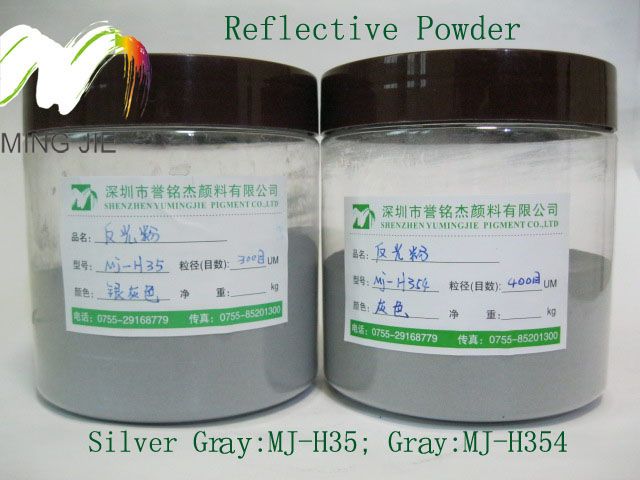 Gray/Silver Gray Color Reflective Powder, Reflective Glass Beads