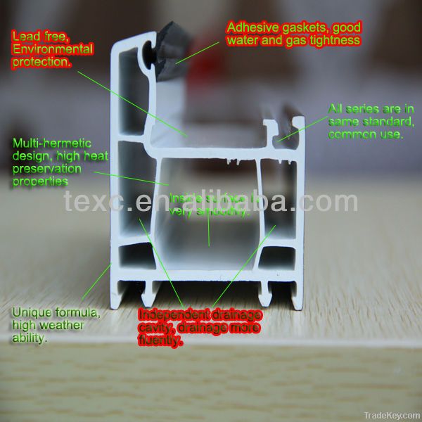 China Swan upvc window profiles