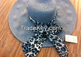 VG-WB005100% Paper soft Straw Lady's fashion Big Brim sun hat