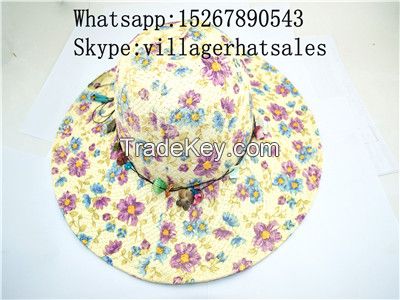 VG-Wl001Fashion Linen lady's hat