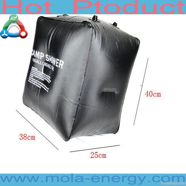 2014 New Black Solar Shower Bag