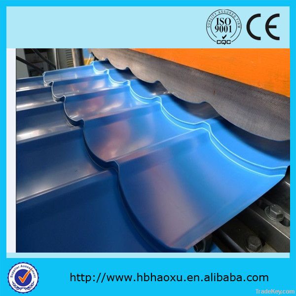 CE-ISO glazed tile roll forming machine