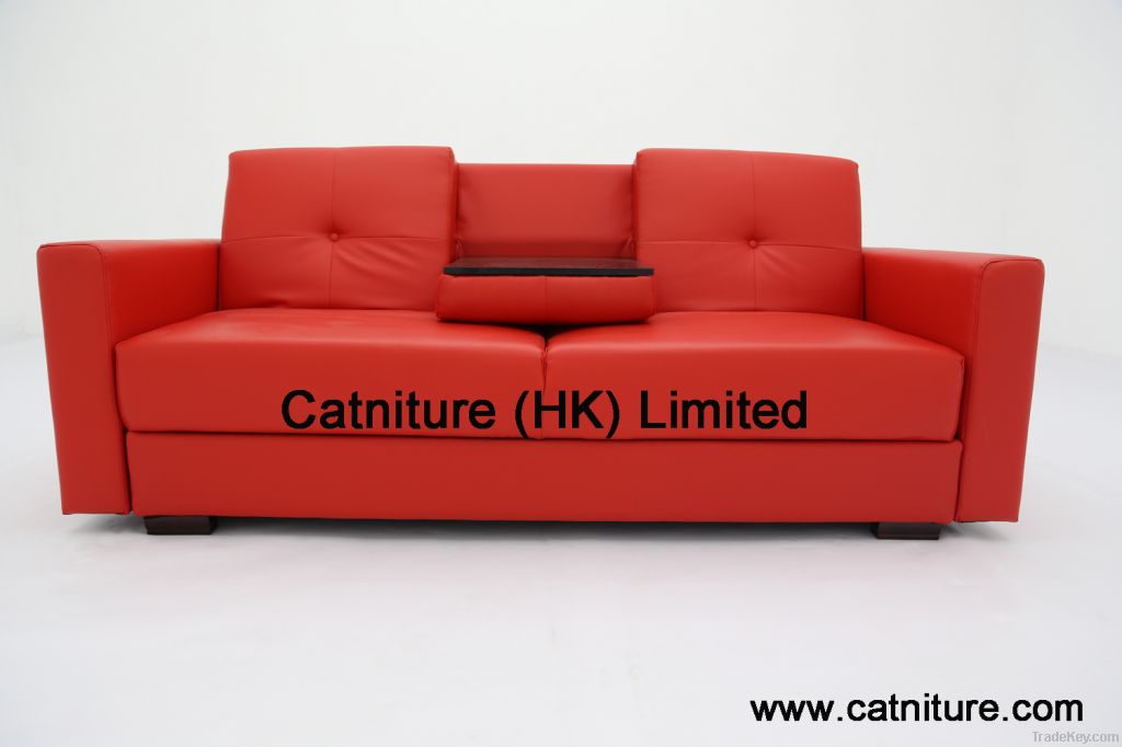 2014 Modern colorful hot selling PU Leather sofa bed living room furni