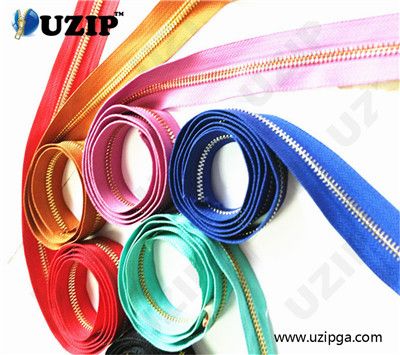 metal zipper long chain