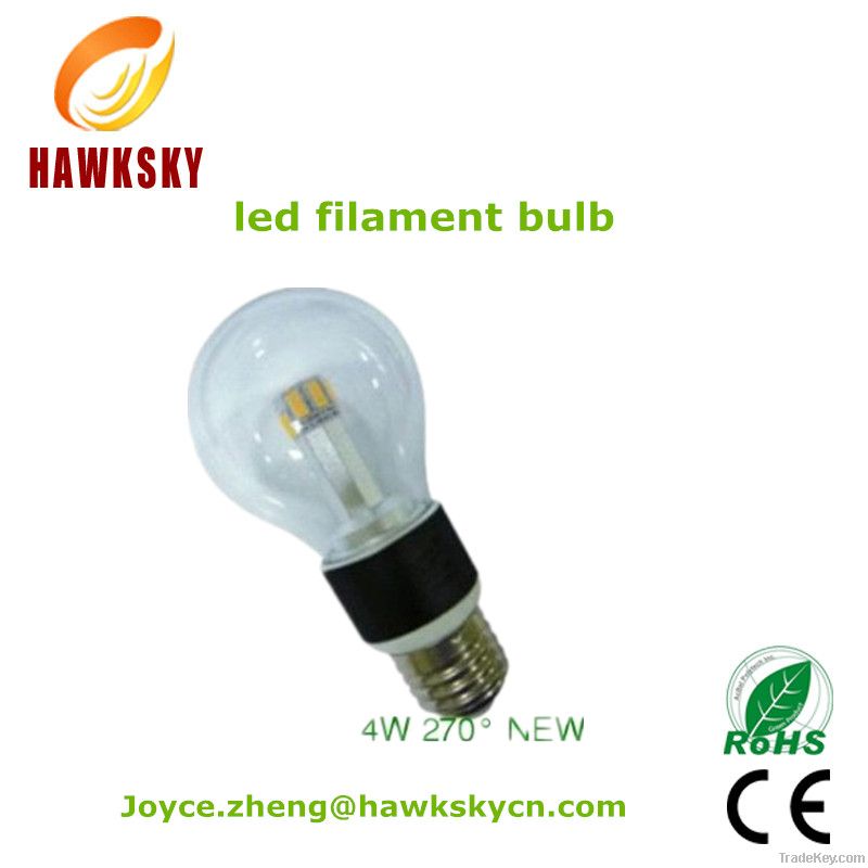 10 years experience 2 year gurantee pvc led filament bulb