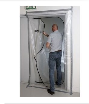 self-adhesive zipper door