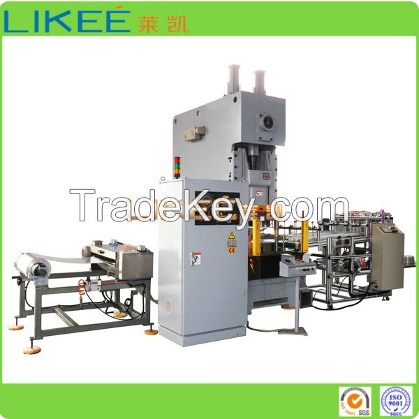 Fully Automatic Aluminium Foil Container Making Machine LKEE-T63