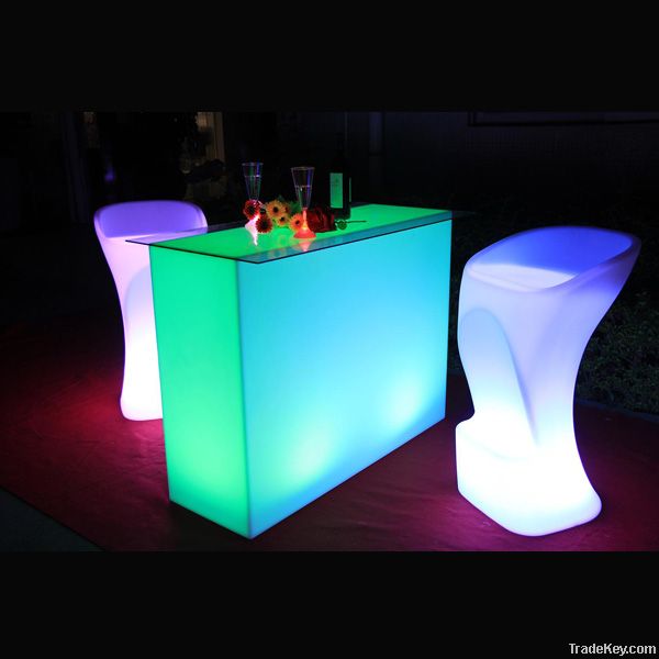 SCS5090 led plastic light up tables for party and events