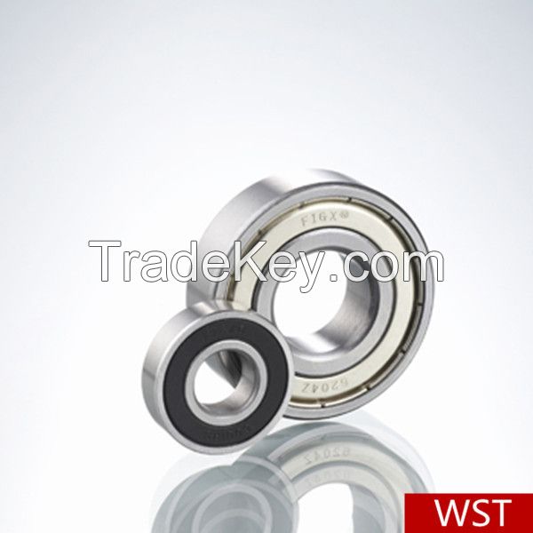 Gcr 15,stainless steel deep groove ball bearing 6204 6204zz 6204-2RS