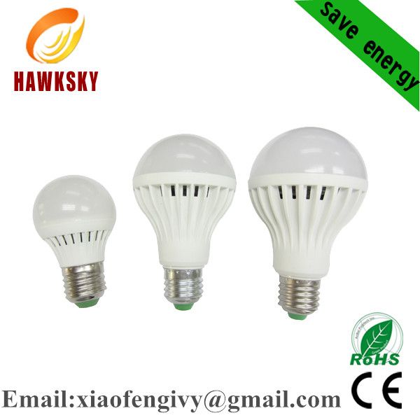 Hawksky fashion design plastic led bulb lights factory