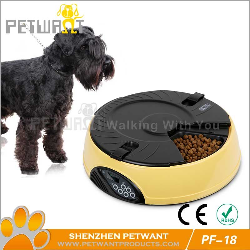 6 meal LCD Auto pet feeder