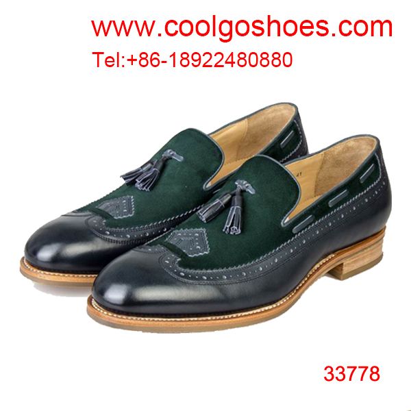 Coolgo high end goodyear men dress shoes
