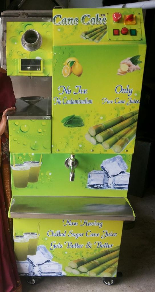 Automatic Sugarcane Juice Machine And Chiller