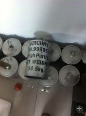 99.99999999% Purity Silver Liquid Metallic Mercury