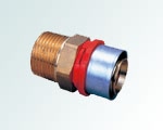 Sell brass compression fittings for Multilayer Pipe