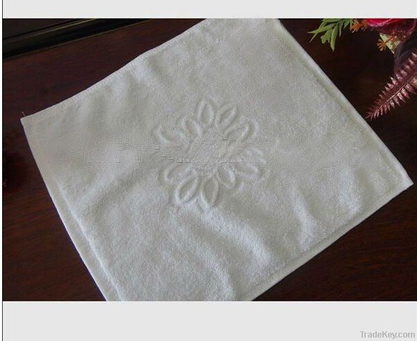 White 100%Cotton Hotel Face Towel
