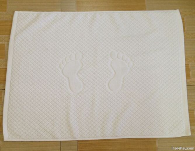 100% Cotton Bath Mat Eboss