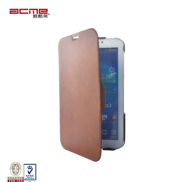 Luxury retro PU leather skin cover case stand for tablet Samsung Galaxy Tab3