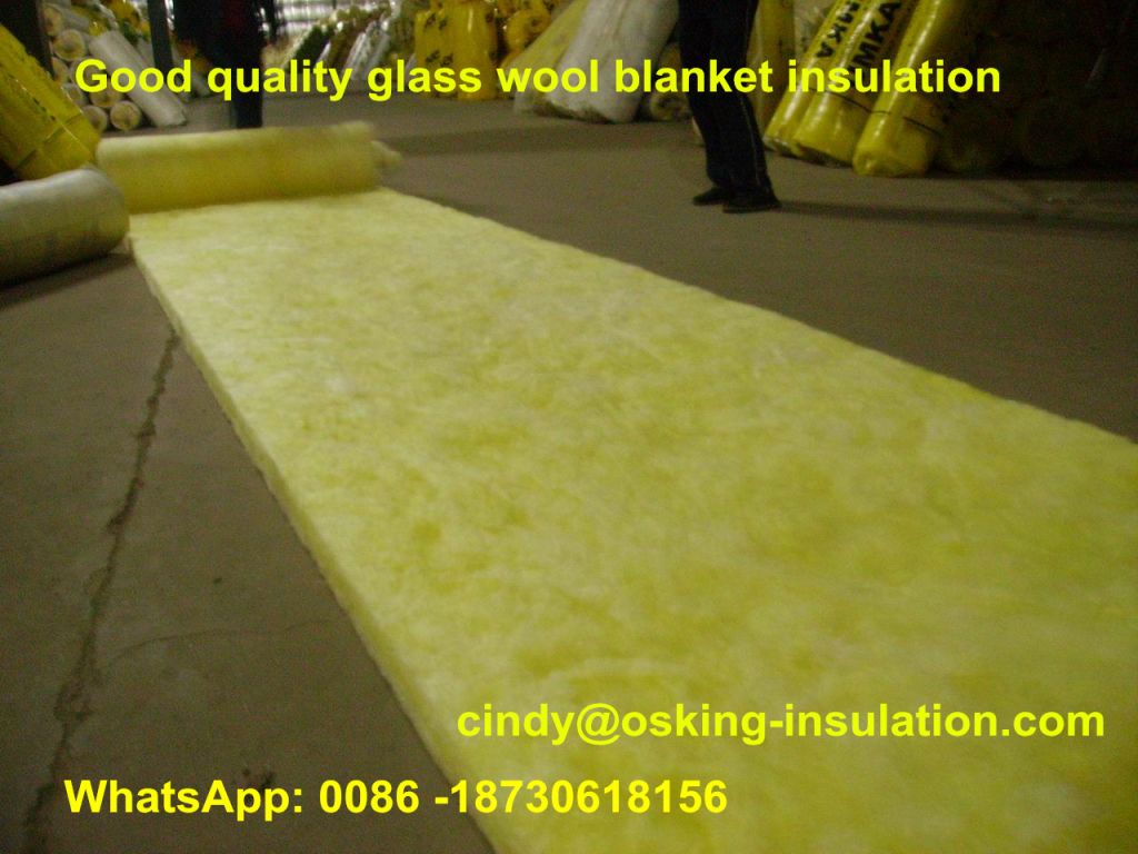 China cheap price glass wool board with aluminum foil insulation material