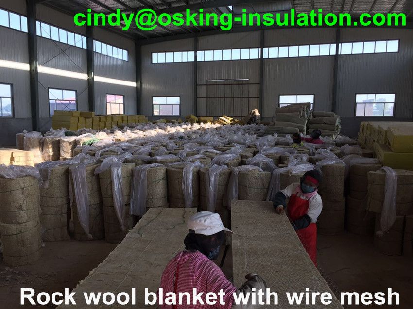 Cheap Price Rock Wool Blanket with wire mesh from China