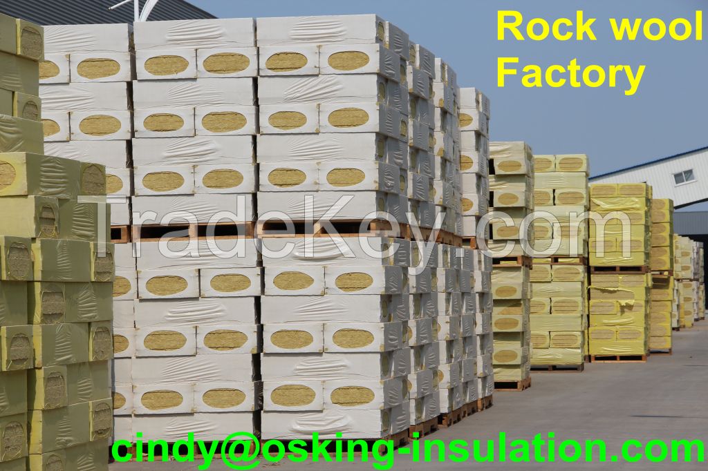 Good quality rock wool board insulation material from China cheap price